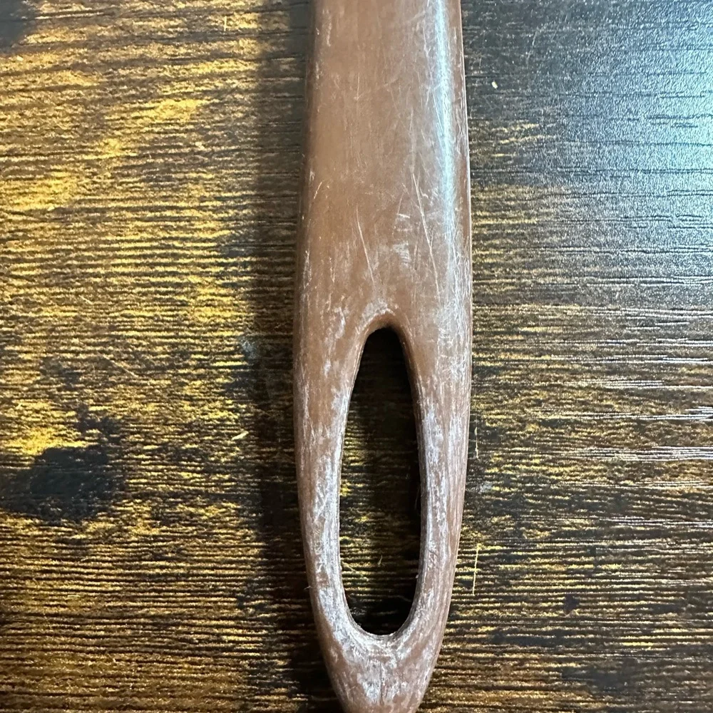 Ensar Corp Spaghetti Pasta Spoon Brown‎ Vintage Retro 80’s